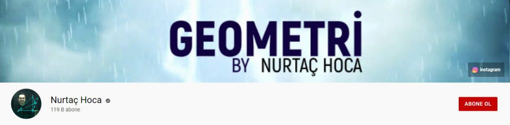 Nurtaç hoca geometri Youtube kanalı