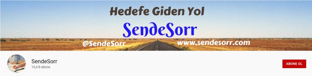 SendeSorr Youtube kanalı