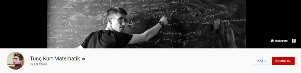 Tunç Kurt matematik youtube kanalı