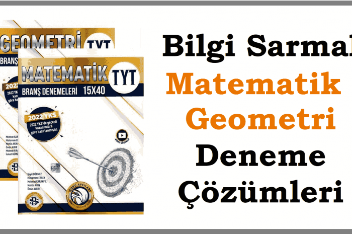 Bilgi Sarmal Deneme Çözümleri