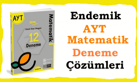 Endemik AYT matemati deneme çözümleri, Deneme sınavı
