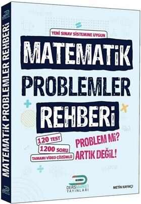 Ders market yayınları matematik problemler rehberi
