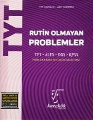 Karekök yayınları TYT rutin olmayan problemler kitabı
