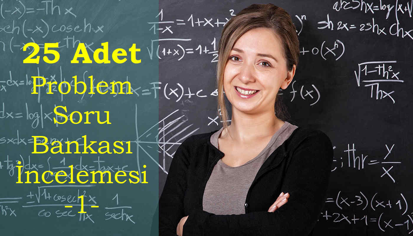 TYT, KPSS, ALES ve DGS için problemler soru bankası incelemesi