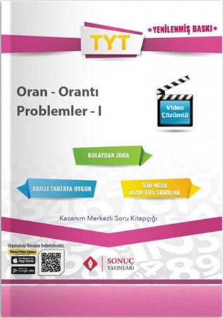 Problemler kaynak önerisi, sonuç yayınları Oran - Orantı Problemler-1 Soru Bankası