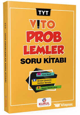 Kurul yayıncılık TYT Vito problemler soru kitabı