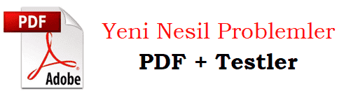 Yeni nesil problemler Pdf testi