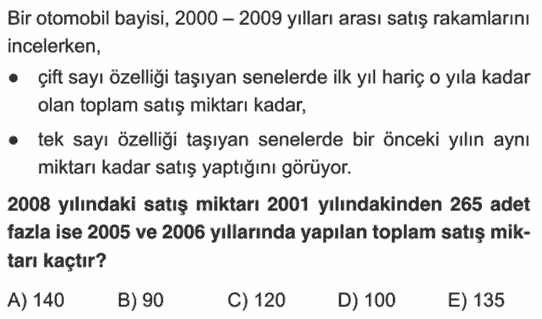 Üç Dört Beş Yayınları ÖSYM Tadında Sorular 7 Testi, Sayı Problemi