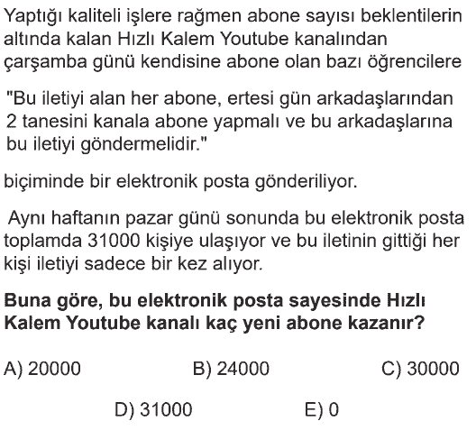 TYT yeni nesil problemler soru bankası, Hızlı Kalem Eyüp hoca