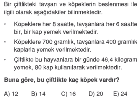 Endemik TYT Soru Bankası, Sayı Kesir Problemleri Test 8