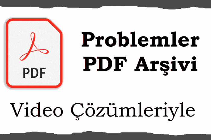 Problemler PDF Arşivi Yeni Nesil Problemler