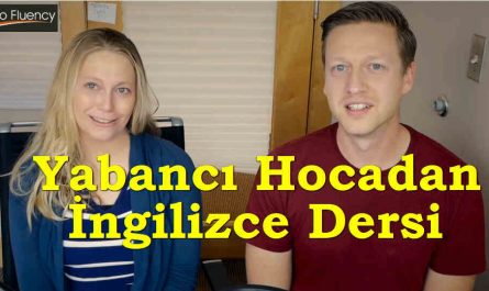 Yabancı hocadan ingilizce dersi, konuşma dersi