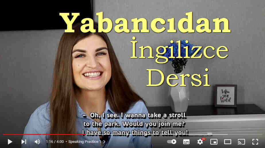 yabancıdan ingilizce özel ders, İngilizce konuşma dersi