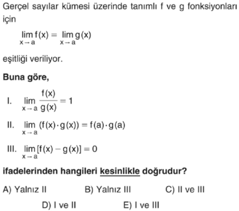 zor limit sorusu, rasyonel yayınları