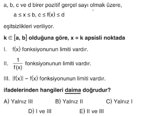 2022 ayt matematik soruları ve çözümleri, zor limit sorusu, rasyonel yayınları