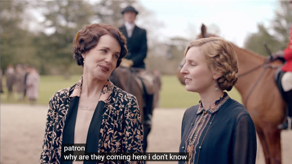 İngilizce öğreten diziler, Downton Abbey 
