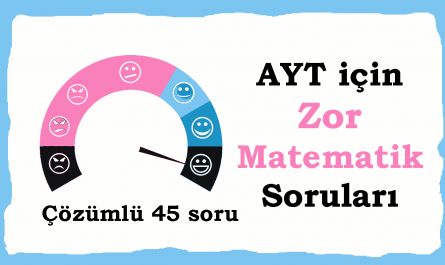 zor matematik soruları, ayt matematik