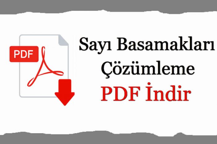 TYT Sayı Basamakları Test PDF İndir