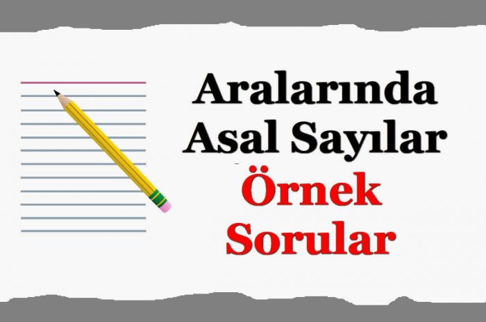 Aralarında Asal Sayılar Örnek Sorular