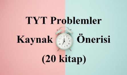 TYT problemler kaynak önerisi