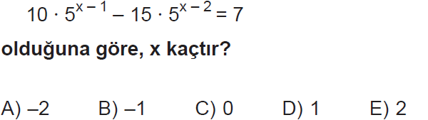 Üslü ifadelerde toplama işlemi